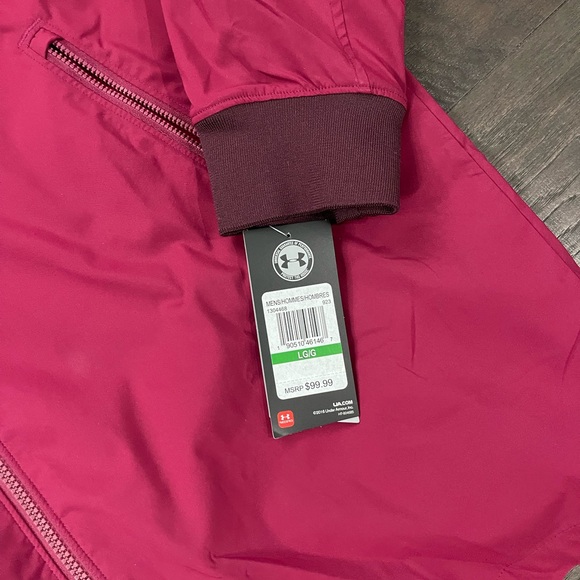 Under Armour ColdGear Curry Life Long Range Bomber Jacket - Men’s Size Large NWT - Picture 3 of 6